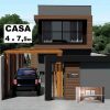 Sobradinho de 4 x 7,5 metros - com Área Gourmet